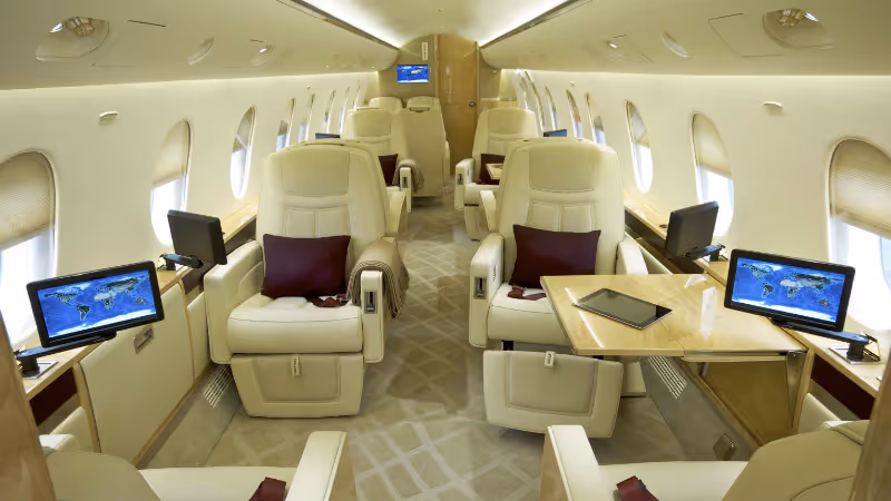 Dornier 328 Executive Jet Innenansicht 2