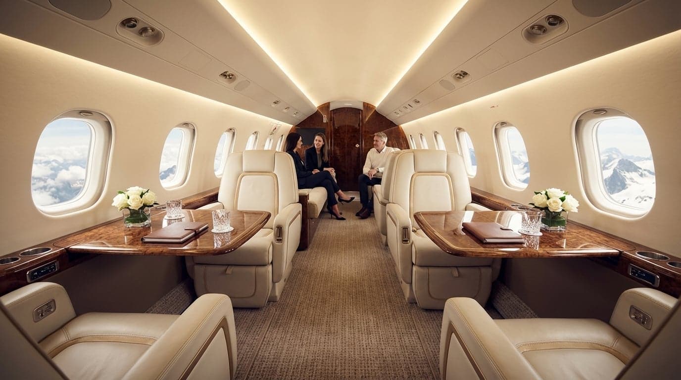 Hawker 800XP Interno 2