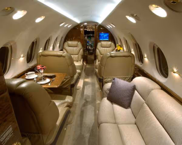 Hawker 850XP Interno 2