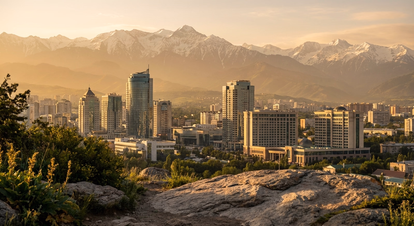 Privatjet nach Almaty