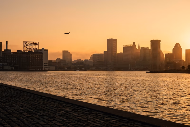 Private jet to Baltimore