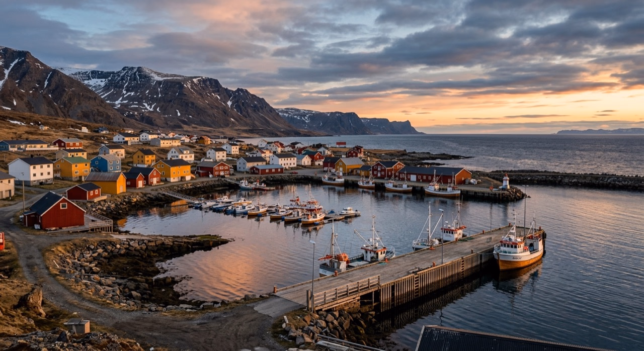 Private jet at Berlevåg