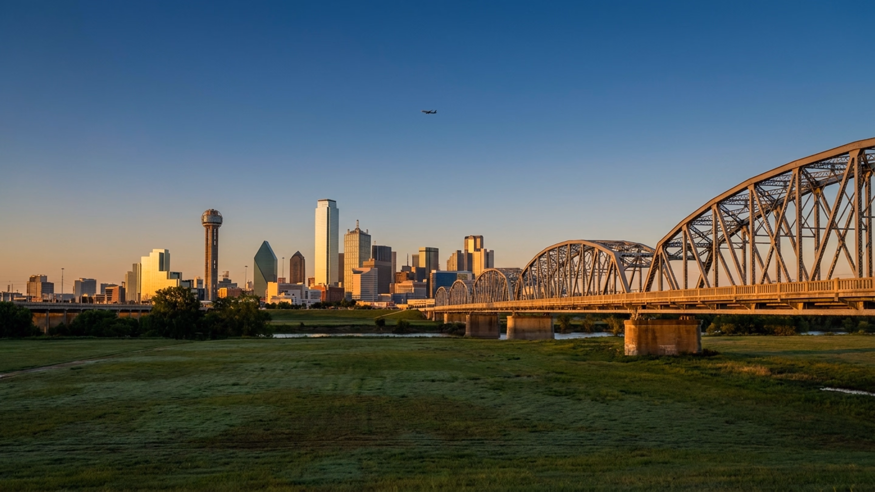 Private jet at Dallas/Fort Worth