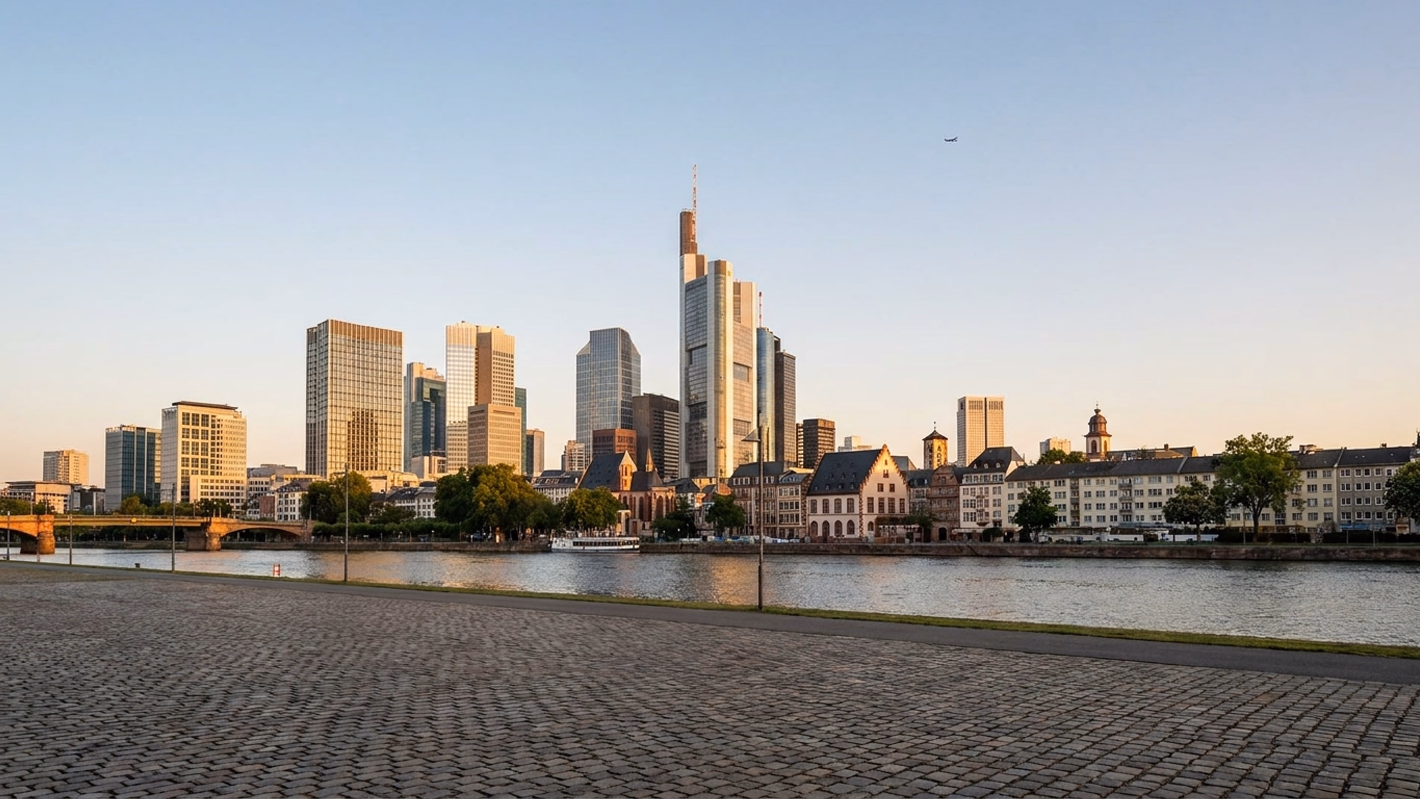 Private jet at Frankfurt am Main