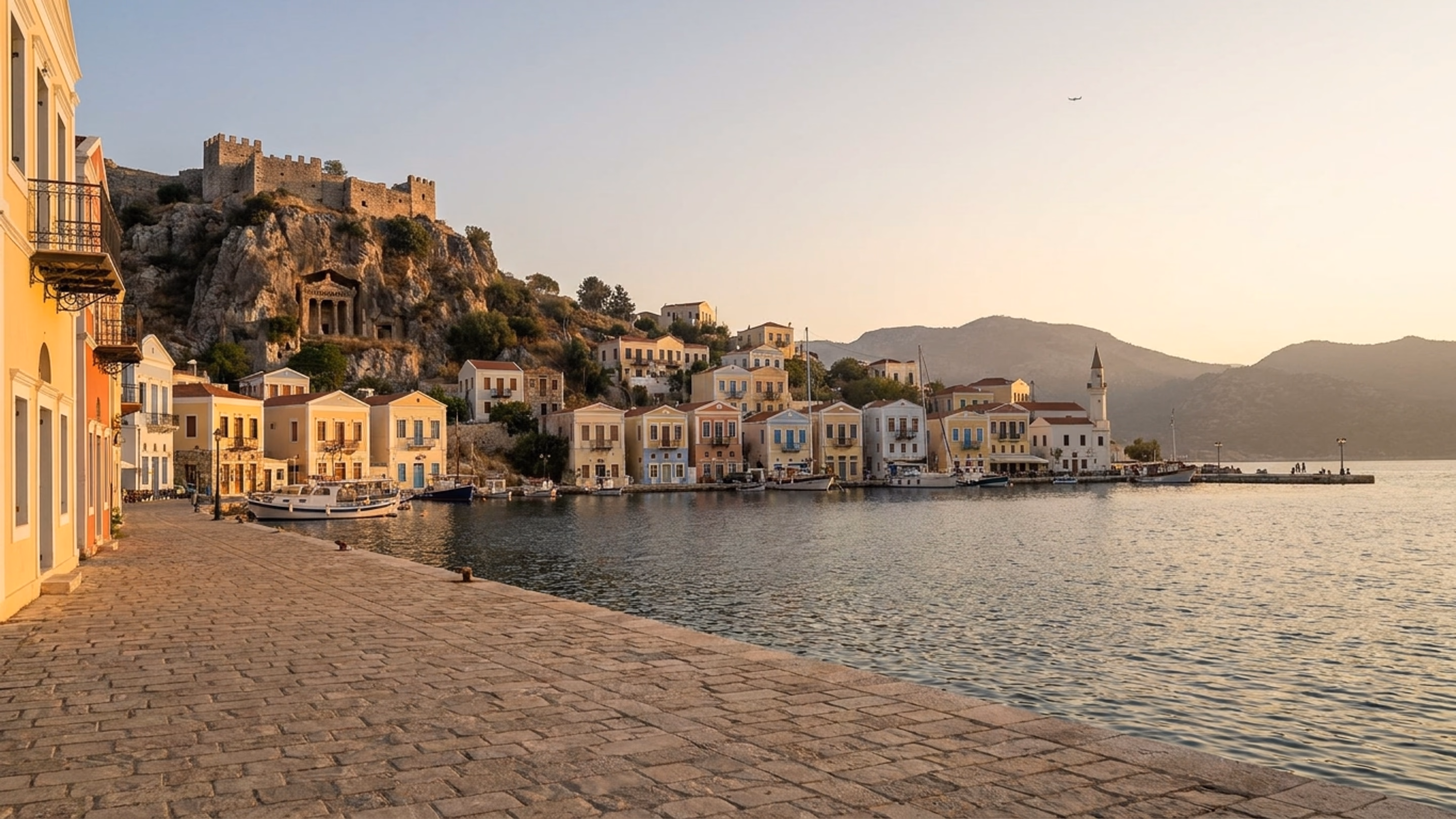 Private jet at Kastelorizo