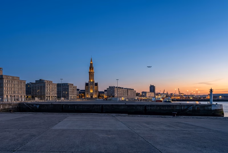 Jet privé sur le tarmac à Le Havre