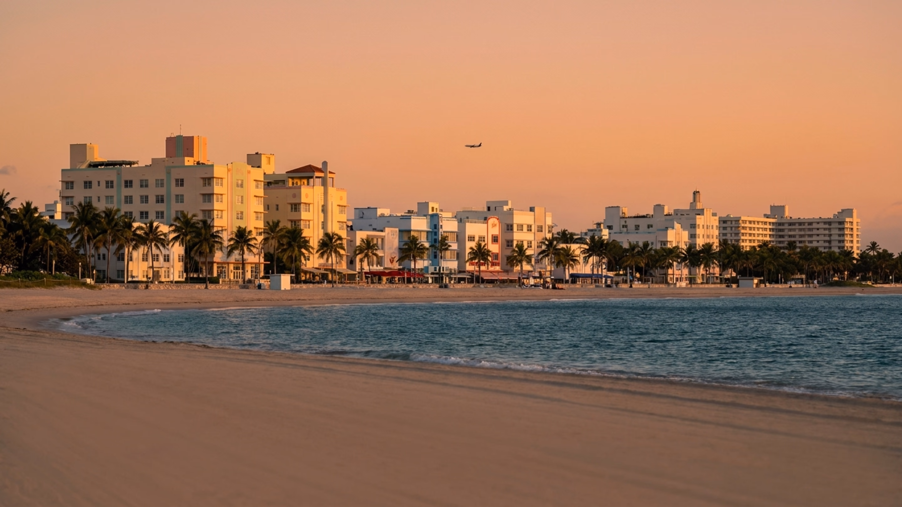 Private jet at Miami