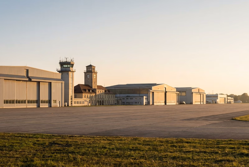 Jet privé sur le tarmac à Oberpfaffenhofen