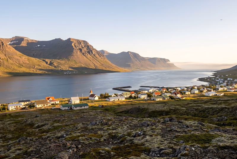 Jet privé sur le tarmac à Patreksfjordur