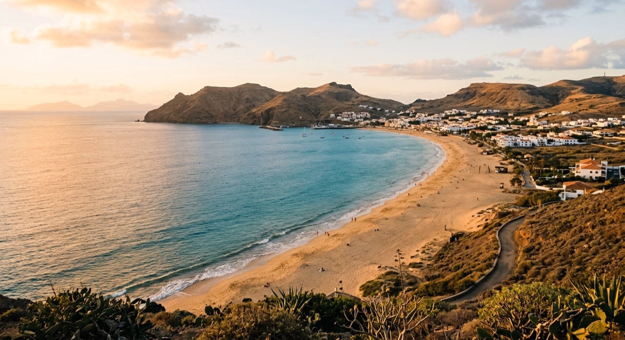 Private jet at Porto Santo