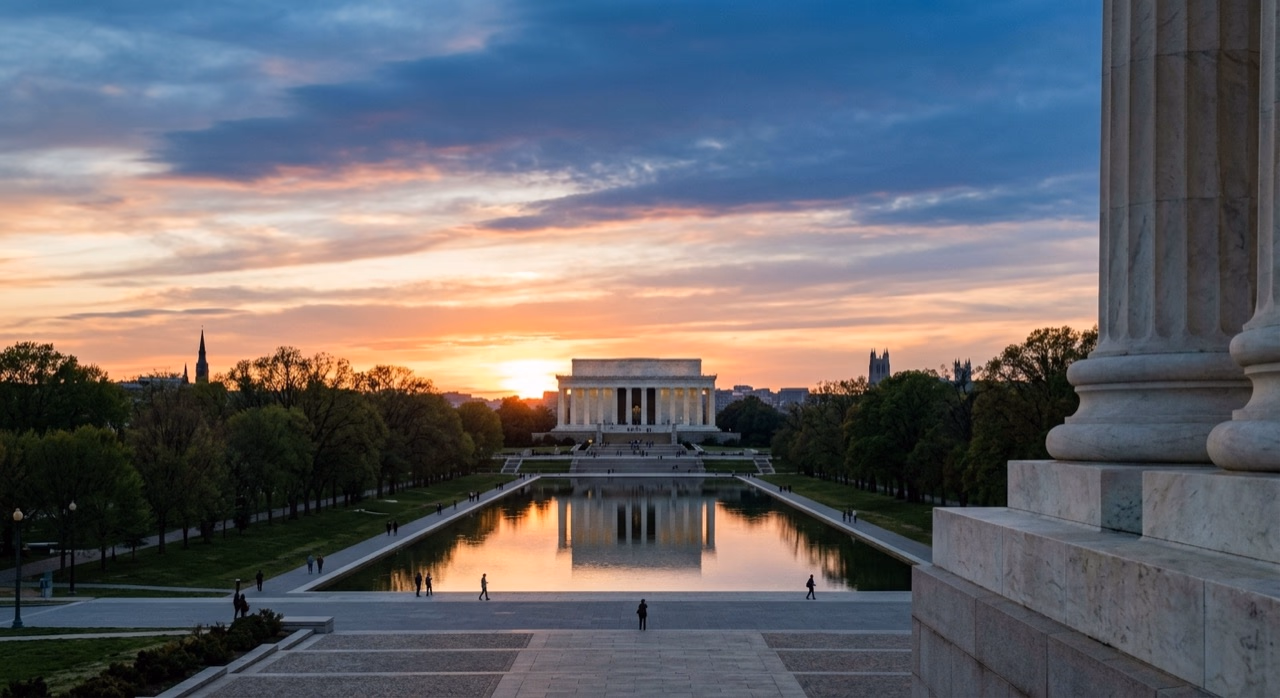 Private jet at Washington DC–Ronald Reagan Washington National