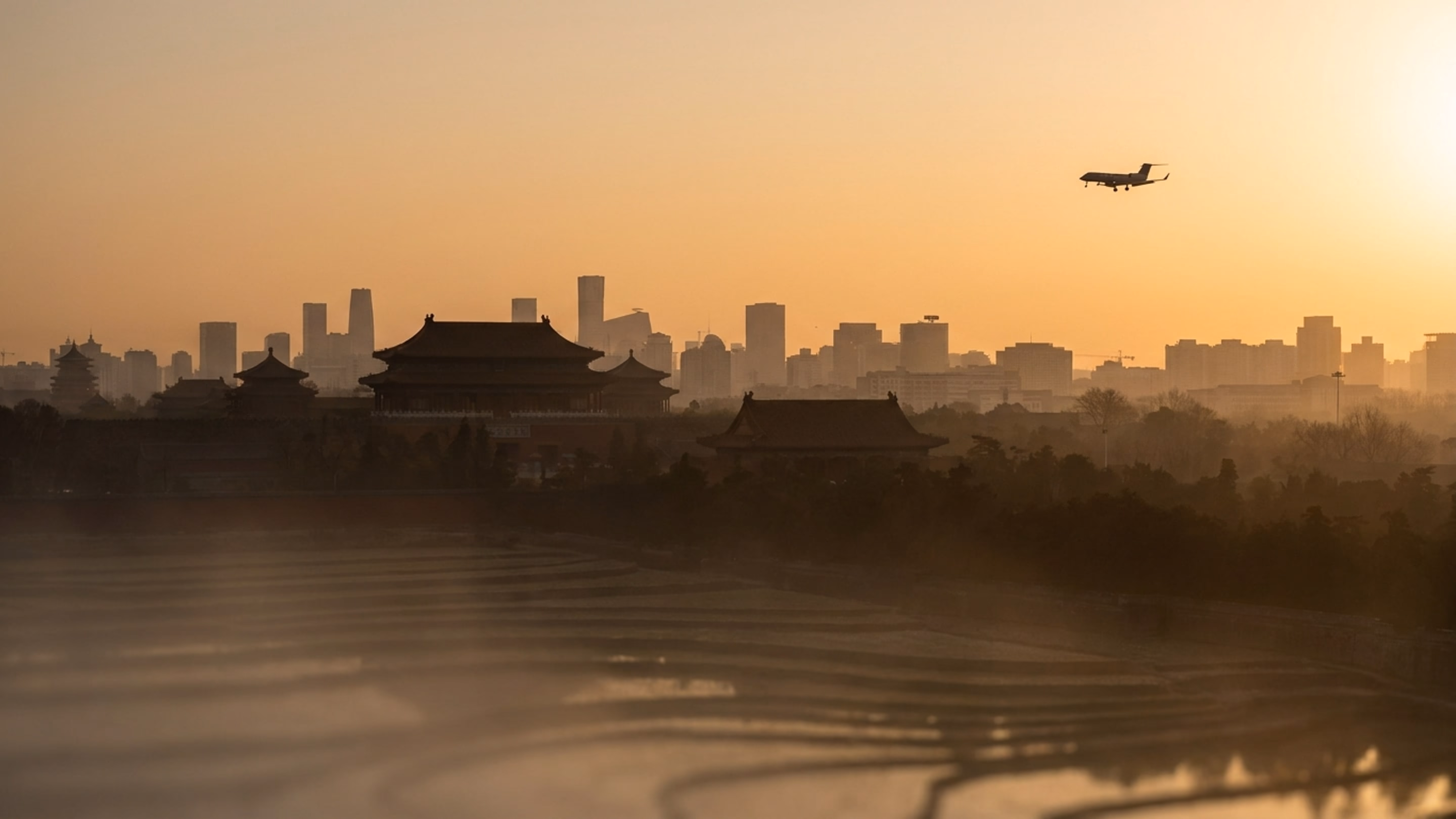 Vue aérienne de Chine - destination de jet privé