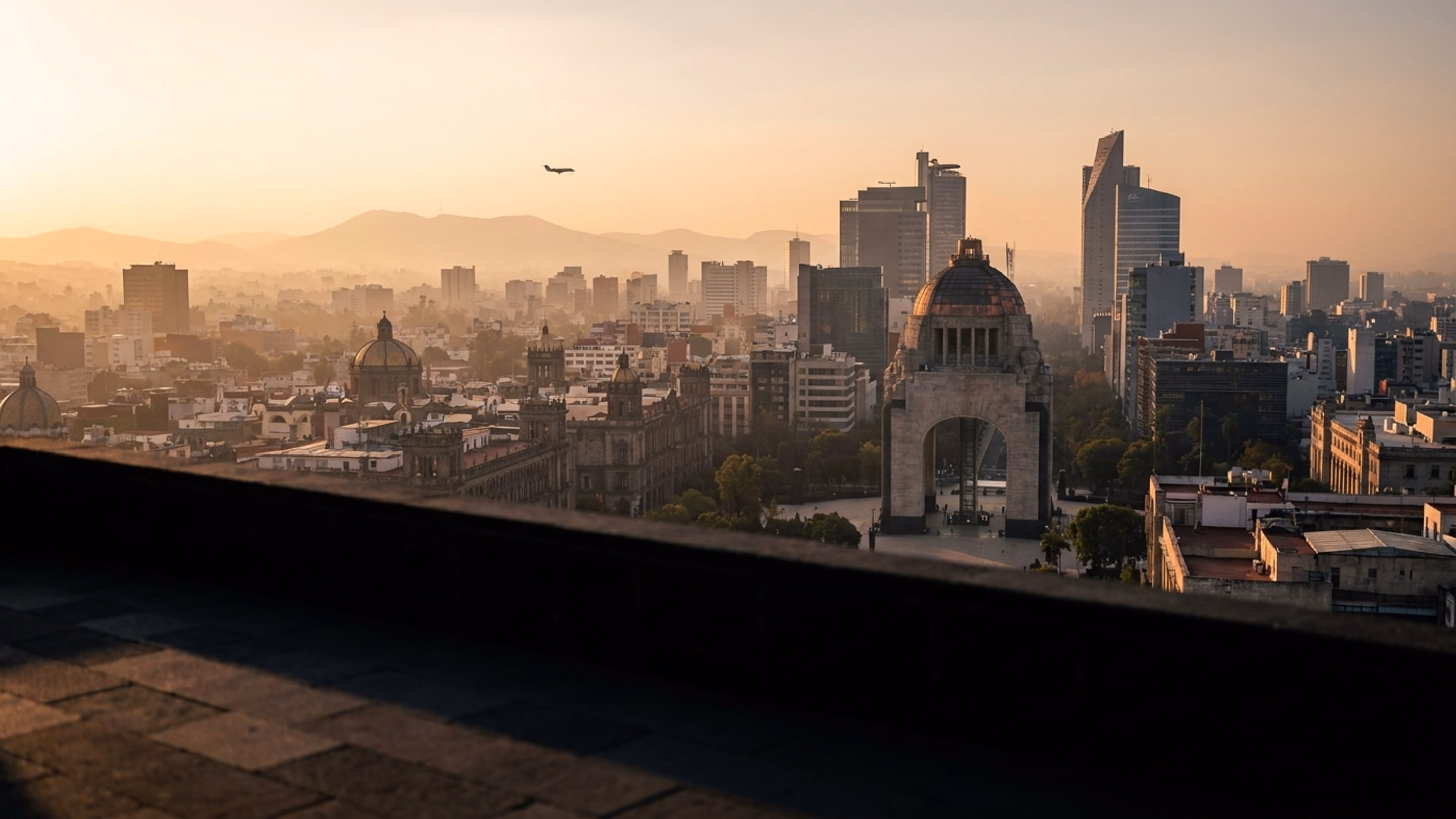 Aerial view of Mexico - private jet destination