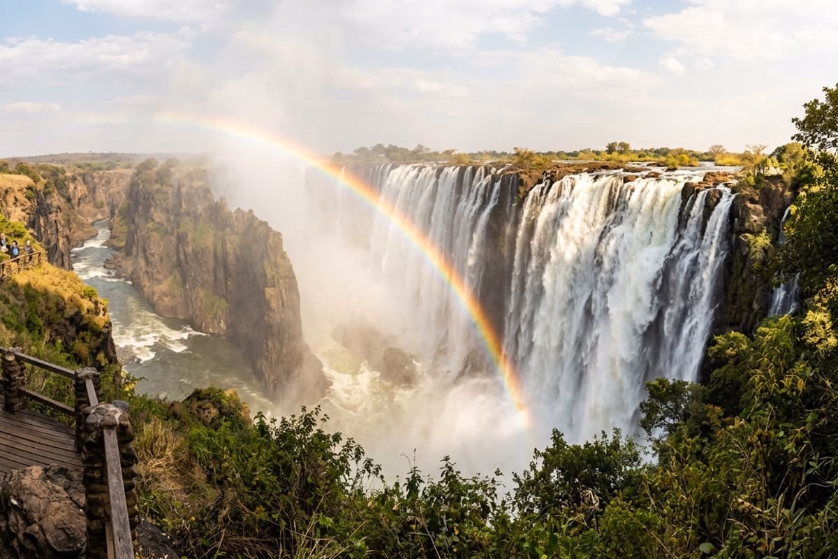 Vue aérienne de Zimbabwe - destination de jet privé