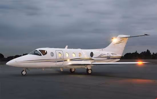 Beechjet 400A private jet exterior