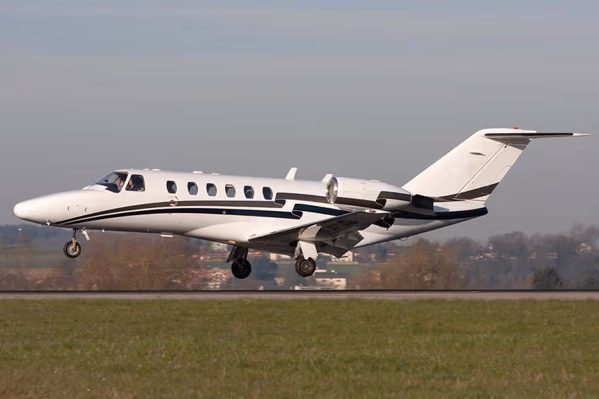 Citation CJ2+ private jet exterior