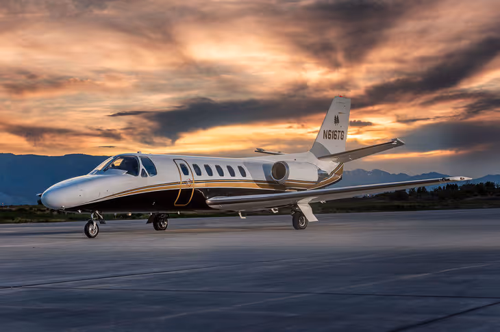 Citation SII private jet exterior