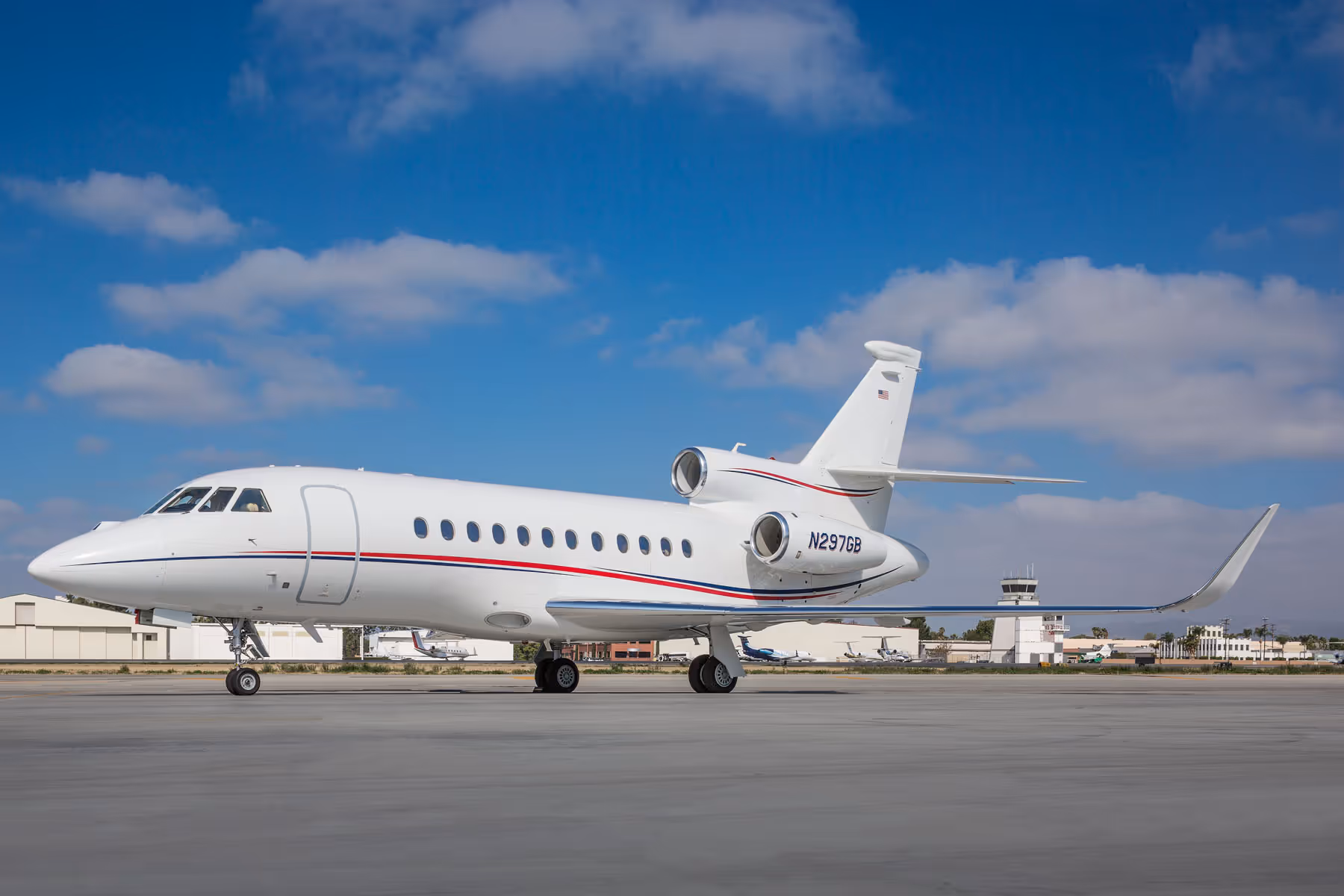 Falcon 900EX EASy II private jet exterior