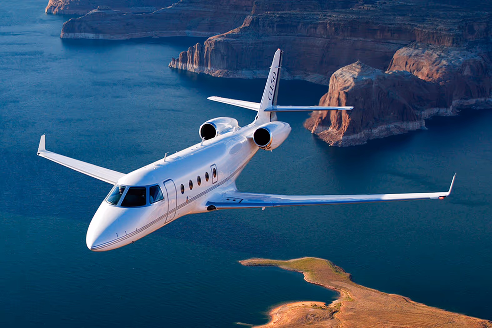 Gulfstream G-150 private jet exterior