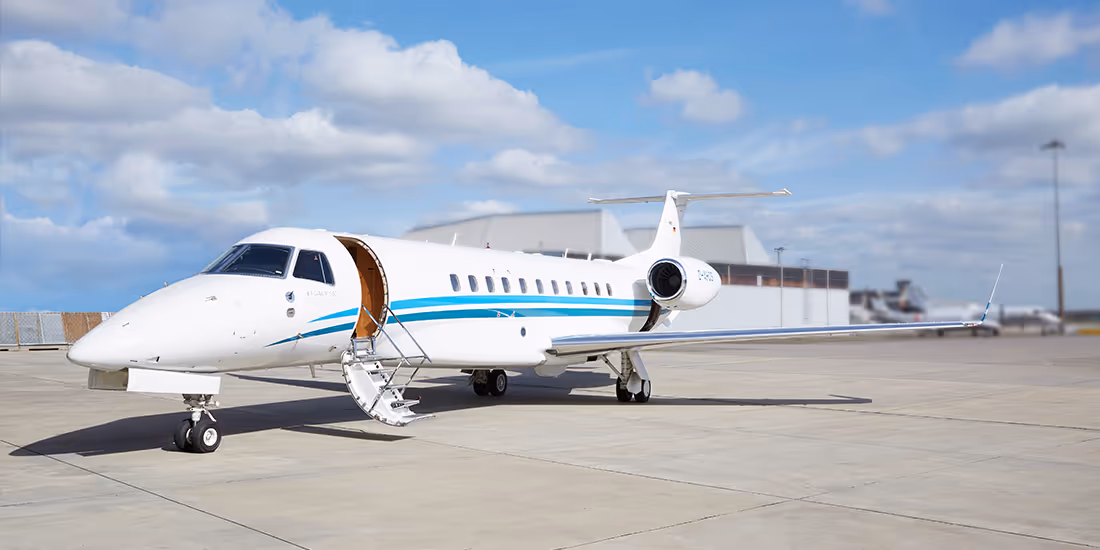 Legacy 600 private jet exterior