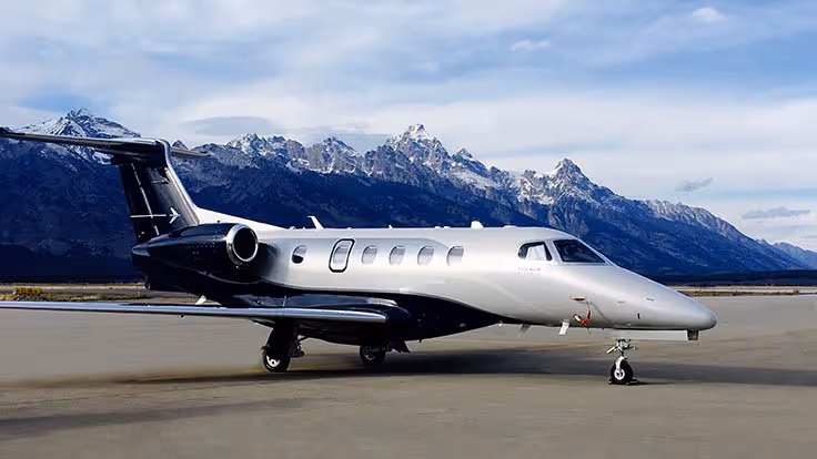 Phenom 300 Light Jet private jet - Capacity 6 passengers for luxury charter flights
