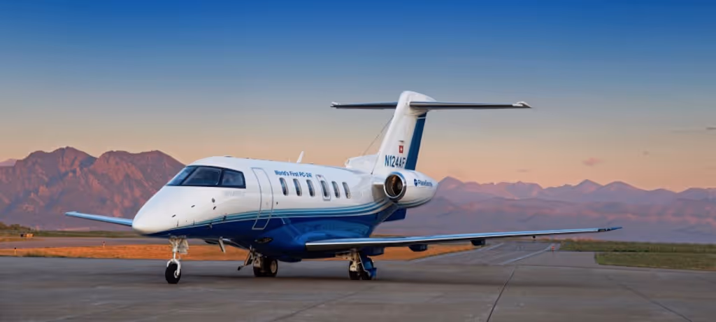 PC-24 private jet exterior