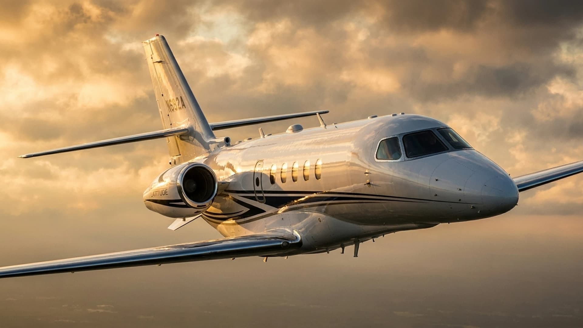 Citation Longitude private jet exterior