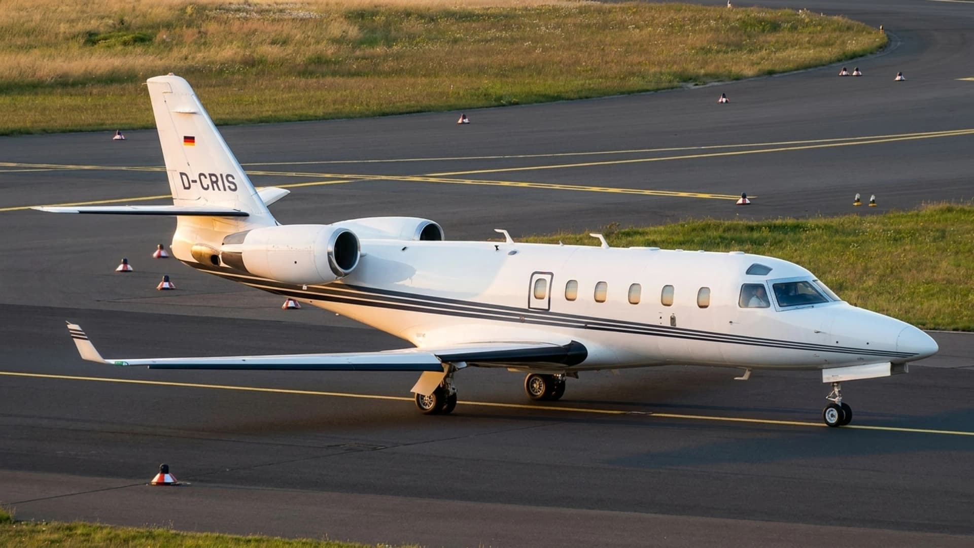 Esterno del jet privato Gulfstream G-100