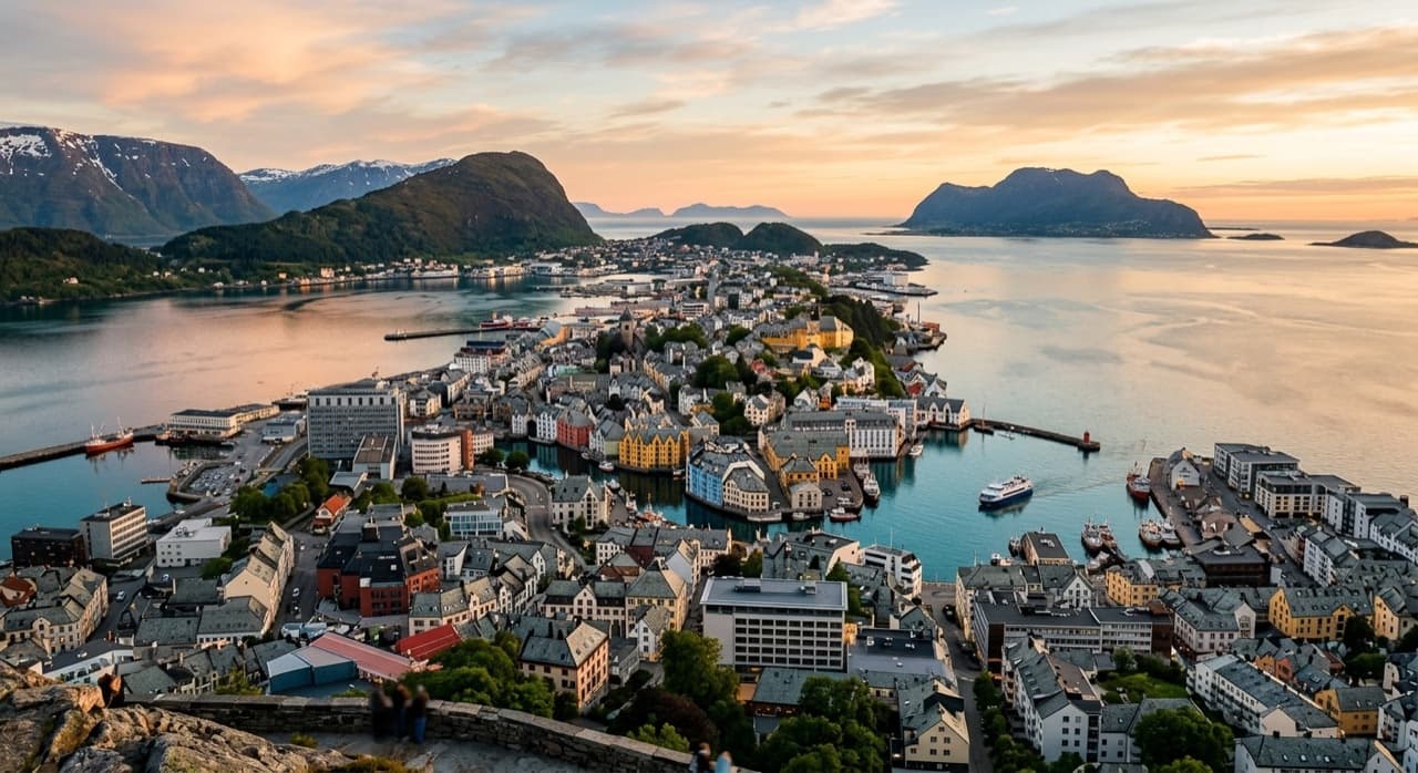 Private jet charter to Ålesund