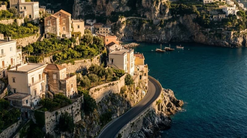 Private jet charter to Amalfi — fly from Londres