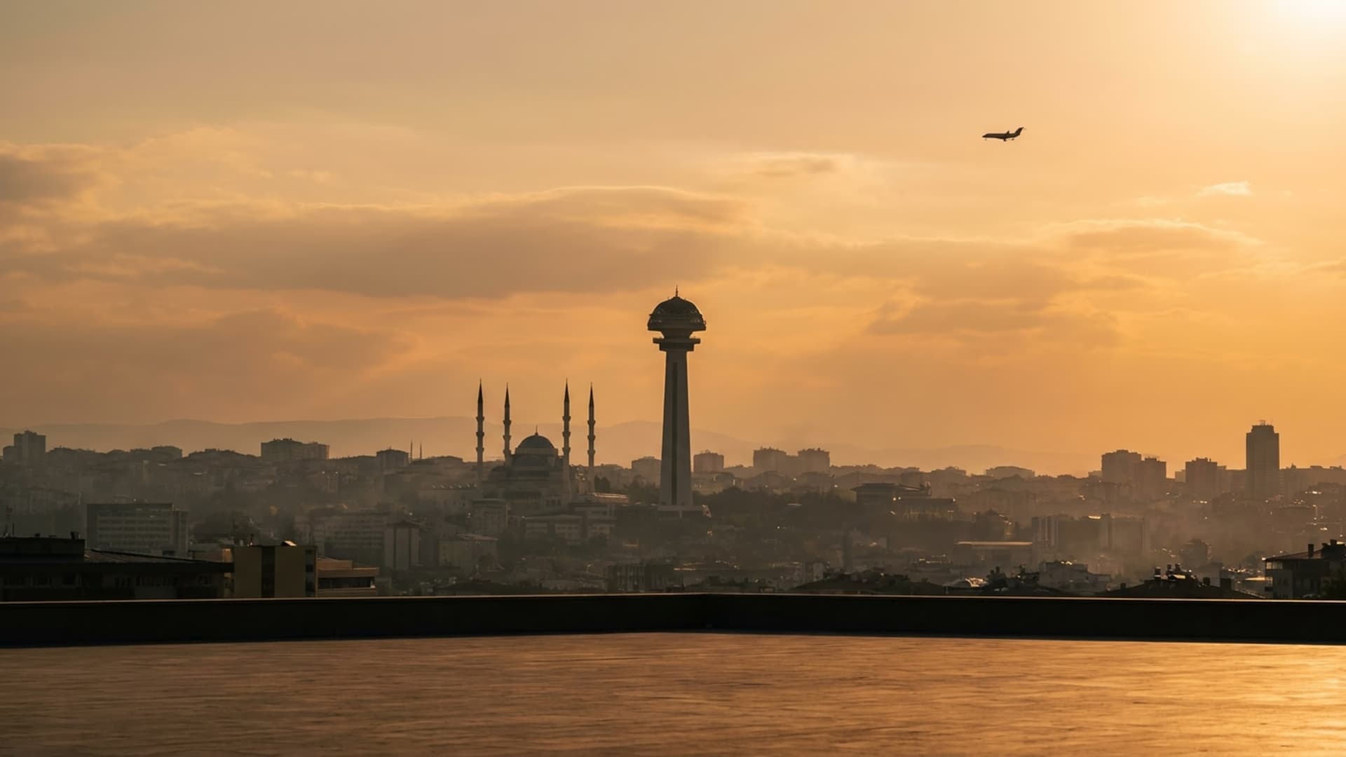 Private jet at Ankara–Etimesgut Air Base