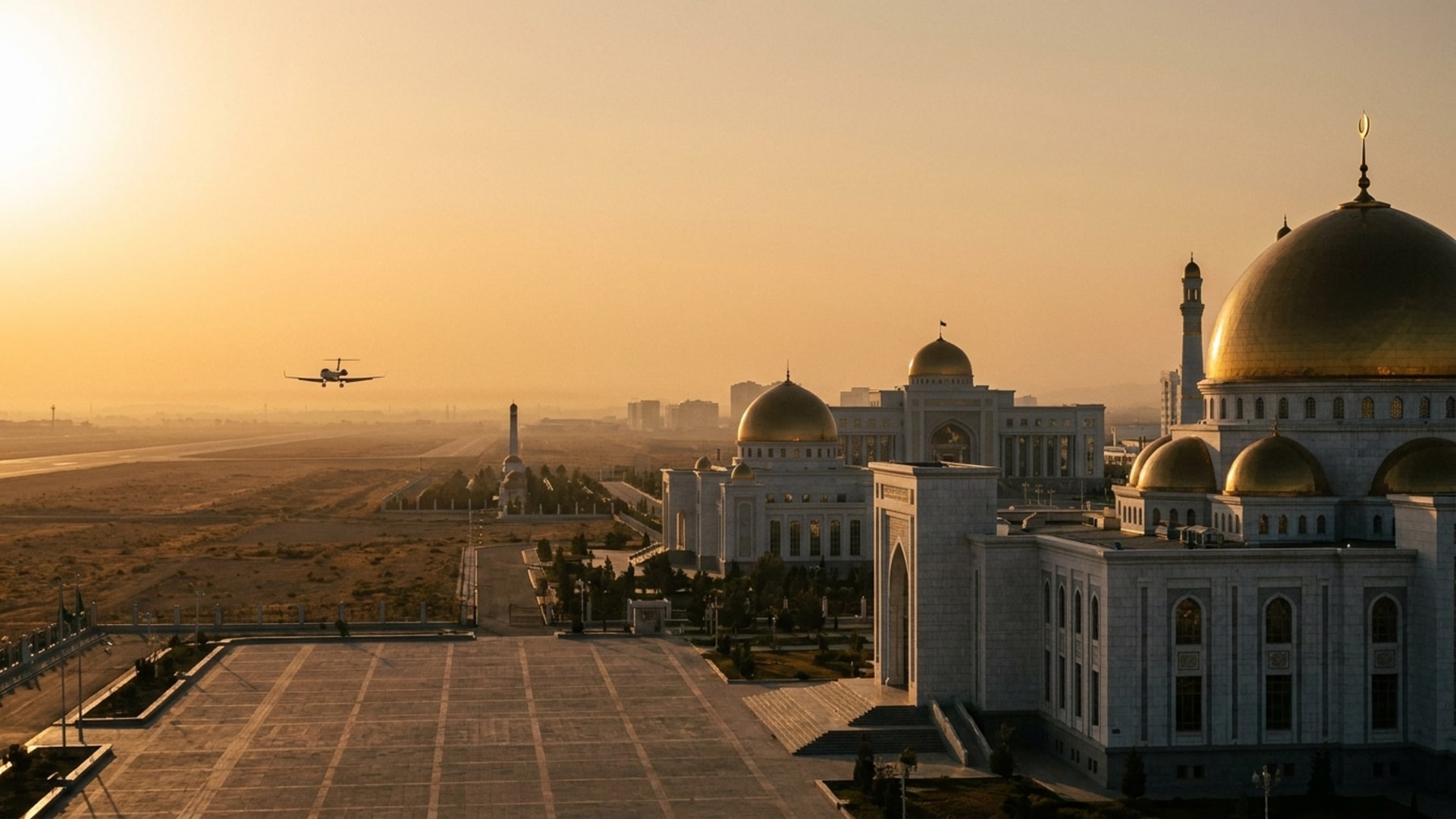 Private jet charter to Ashgabat International Airport