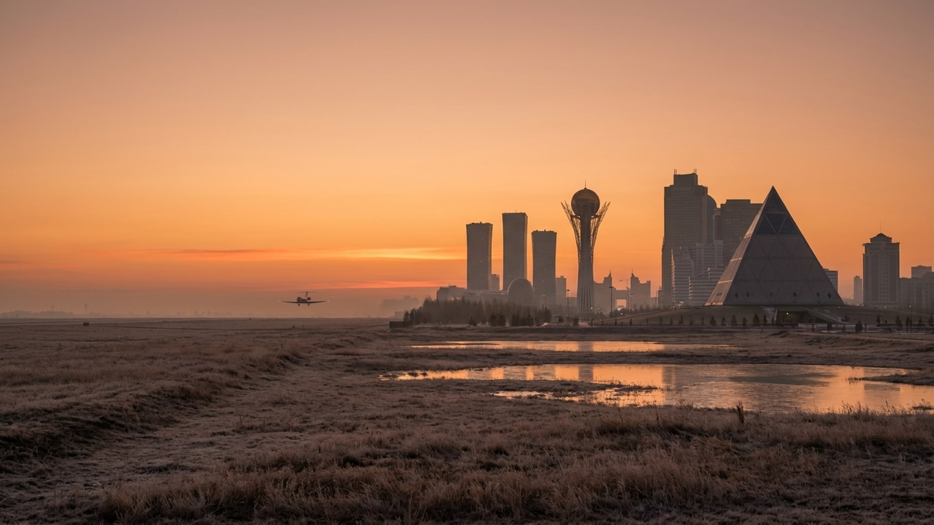 Private jet charter to Nur-Sultan Nazarbayev International Airport