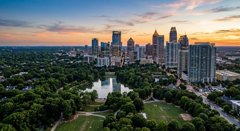 Charter jet privé Atlanta vers Chicago