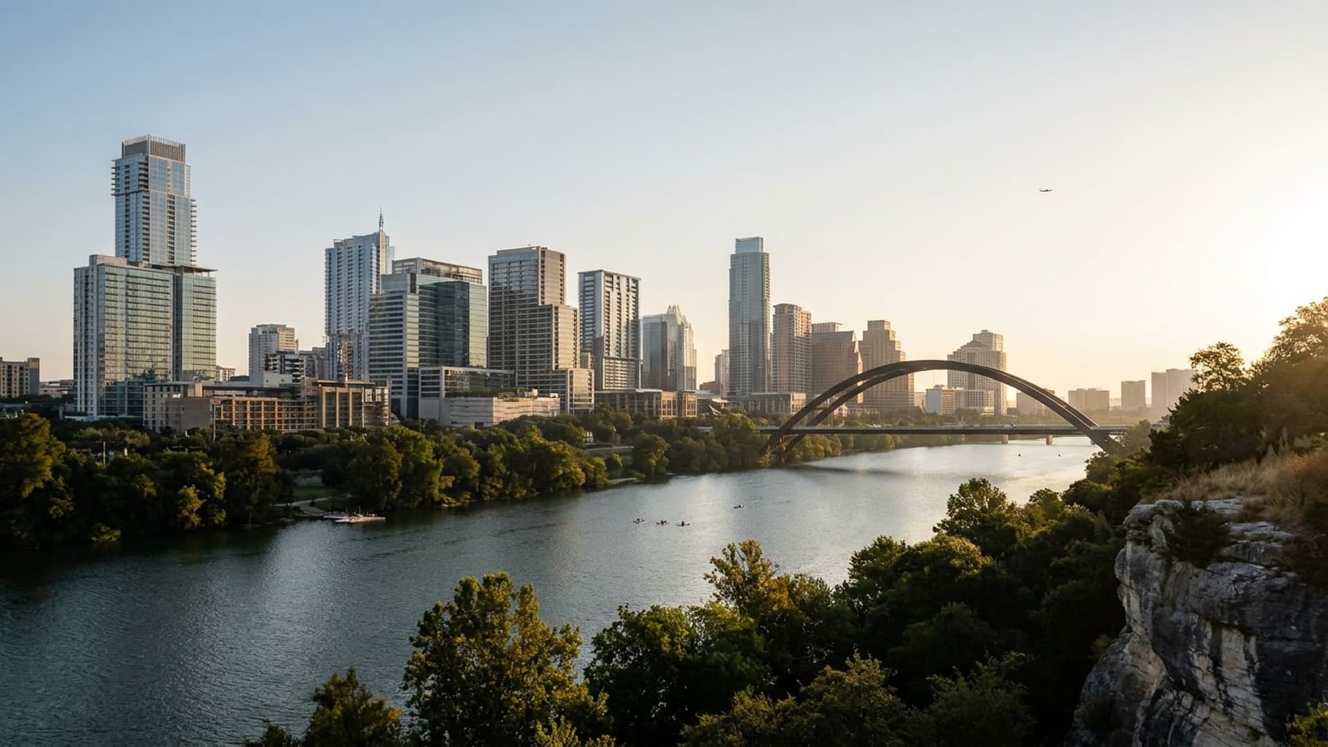 Privatjet in Austin-Bergstrom