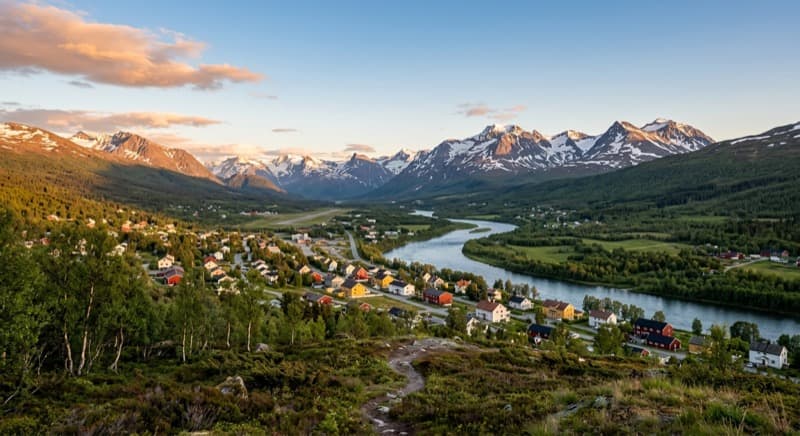 Private jet charter from Bardufoss