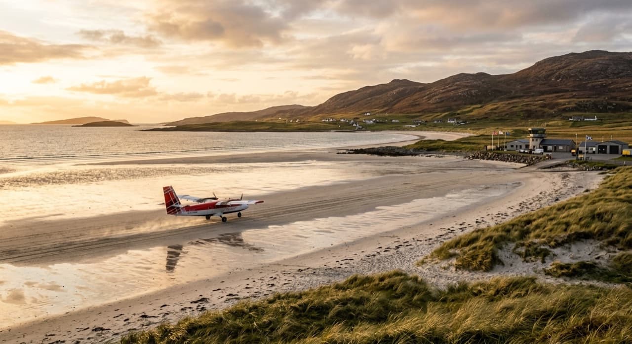 Privatjet in Barra