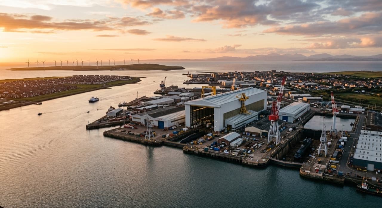 Jet privado en Barrow Island–Barrow Walney Island