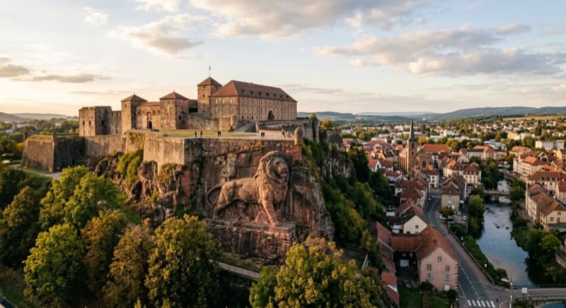 Jet privato sul piazzale a Belfort