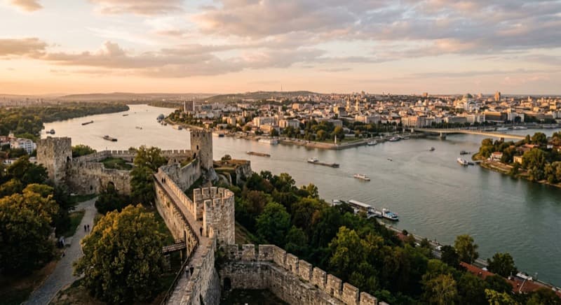 Private jet charter to Belgrade — fly from Londres