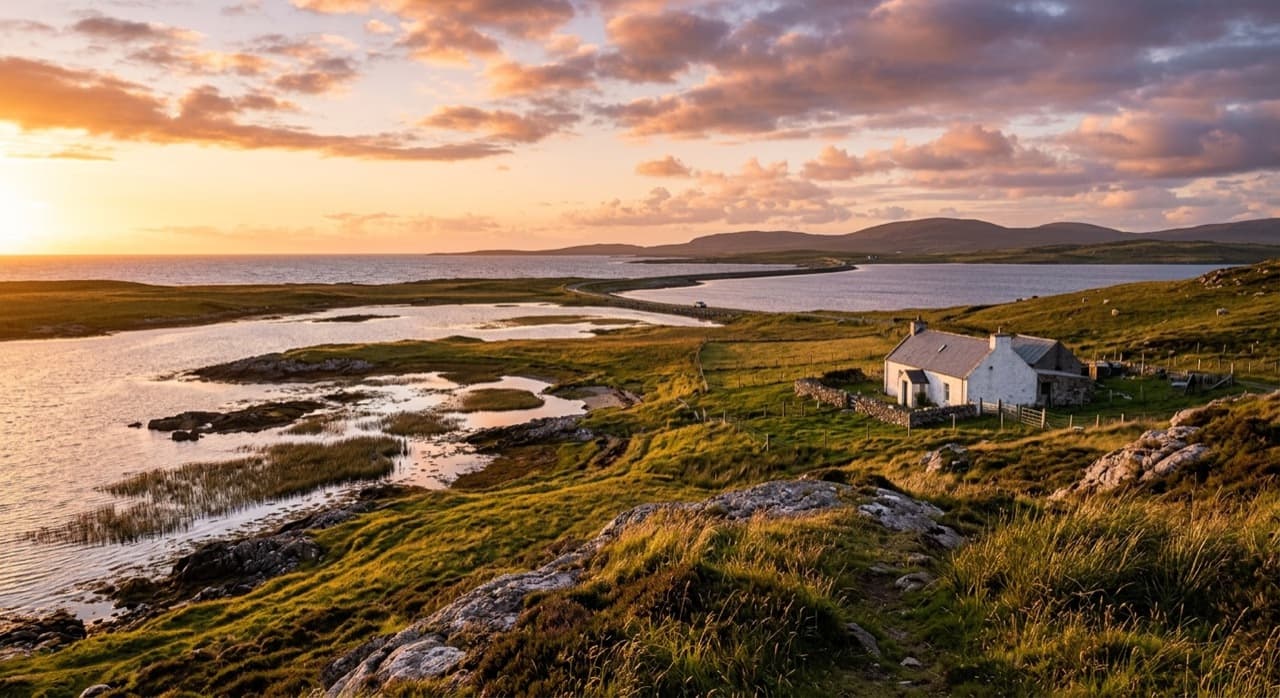 Privatjet in Benbecula