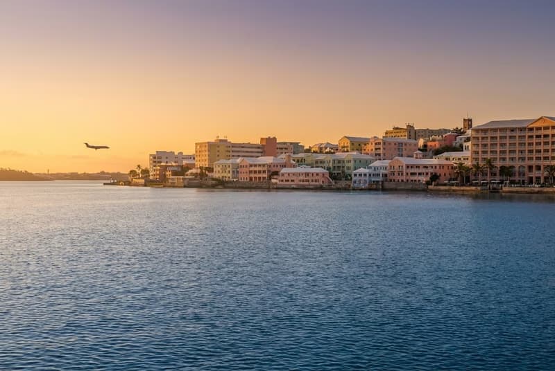 Privatjet nach Bermuda