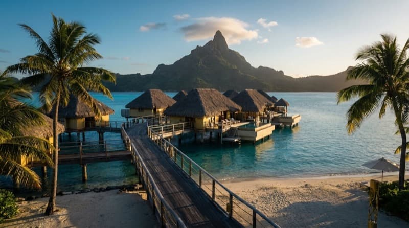 Private jet charter from Bora Bora
