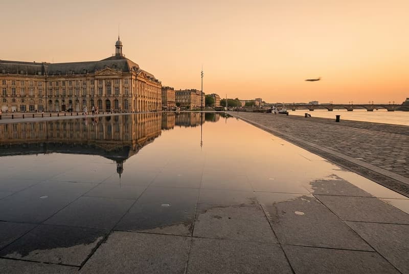 Private jet on tarmac at Bordeaux