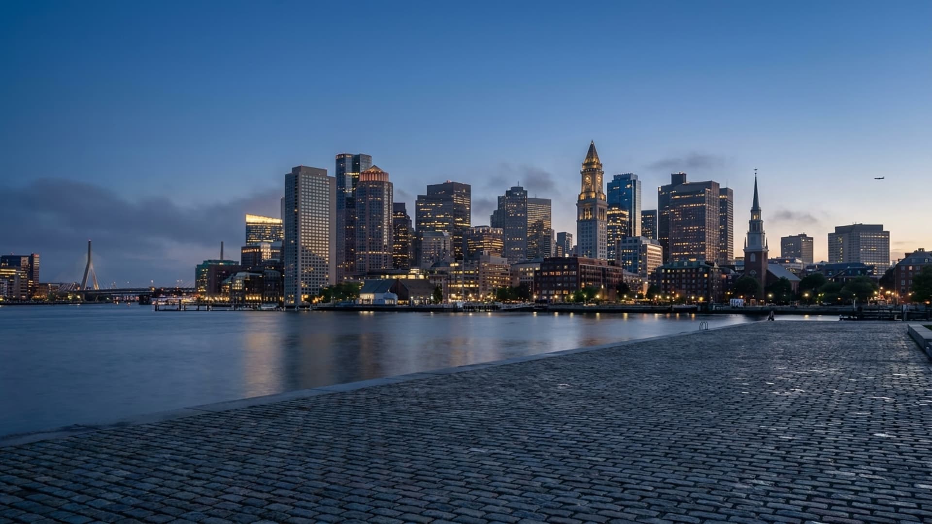 Privatjet in Boston–Logan