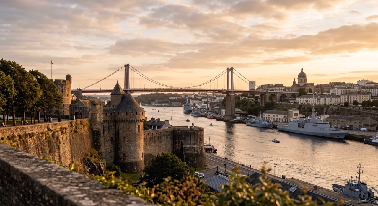 Charter jet privato per Brest Bretagne