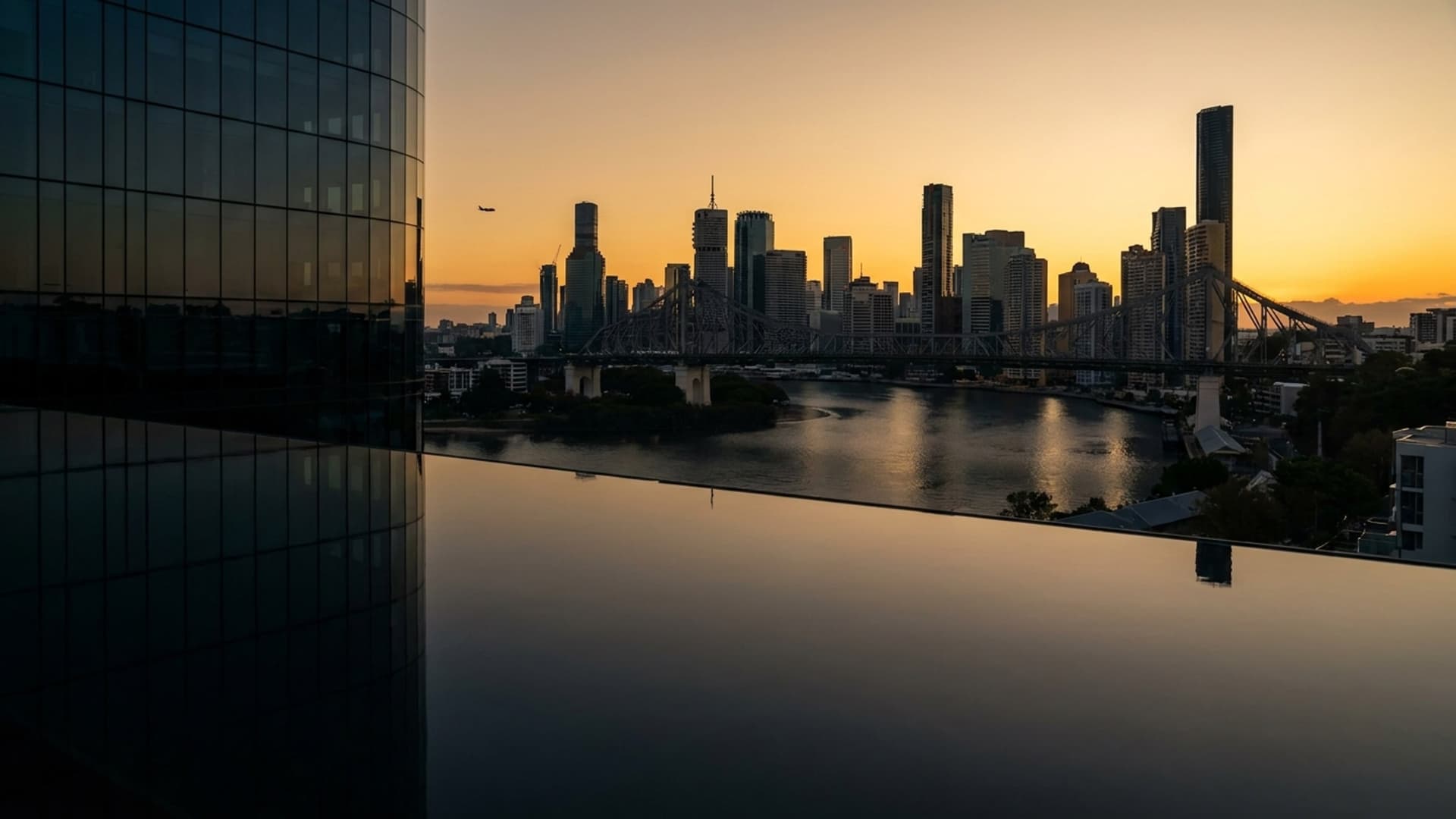 Privatjet in Brisbane