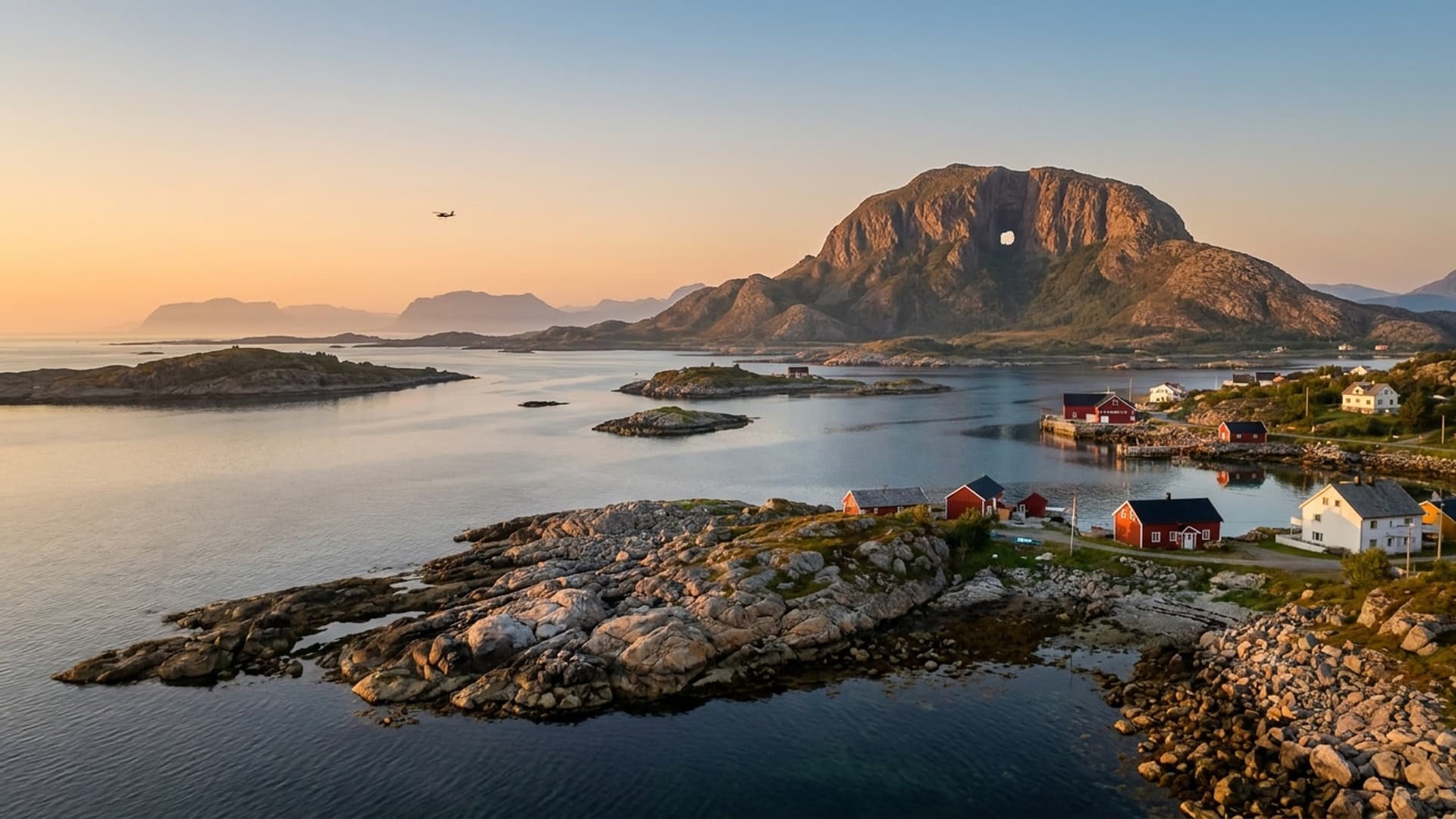 Privatjet in Bronnoysund–Brønnøysund