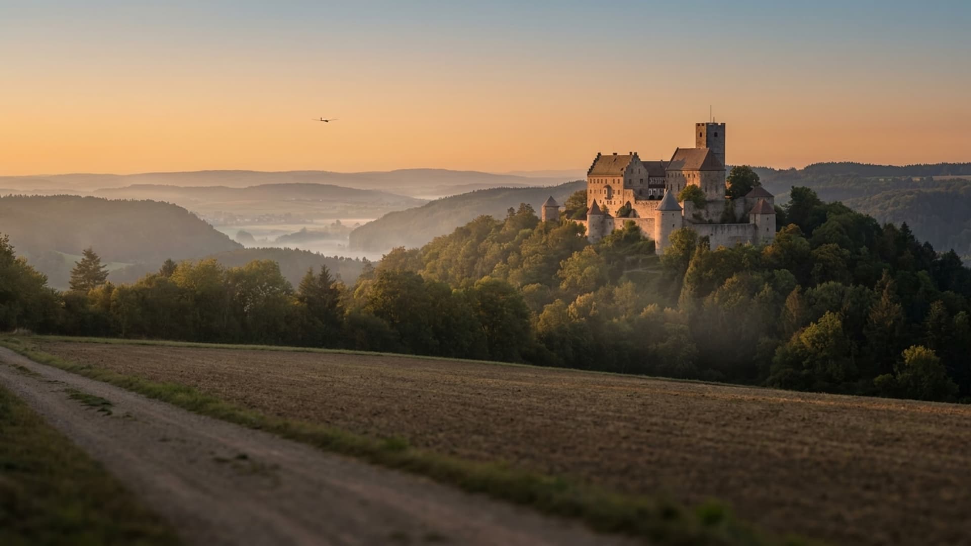 Burg Feuerstein private jet aviation hub