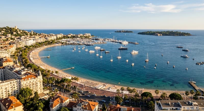 Private jet charter from Cannes